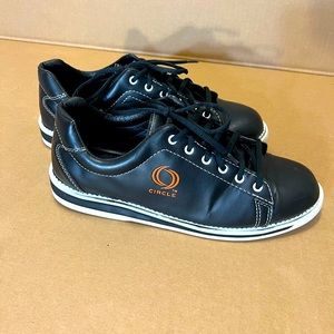 Circle Black Athletic Black Bowling Shoes